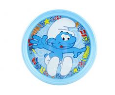 Home Schtroumpf Assiette, 22.5Â cm, Plastique, Bleu/Multicolore