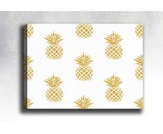 Bonamaison Peinture sur toile, multicolore, 70 x 100 cm - Conçu et fabriqué en Turquie