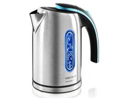 Cecotec Bouilloire électrique ThermoSense 270 Steel, BPA, 2200 W, Base 360º, Filtre anticalcaire, Double système de sécurité, 1,7 Litre, Acier Inoxydable