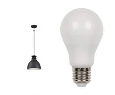 63268 Luminaire suspendu dintÃ©rieur Ã une lampe, finition bronze industriel brossÃ© mat avec dÃ©tail treillis avec LED
