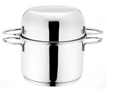 Baumalu 341753 Marmite Ã moules, Acier Inoxydable, INOX, 18 cm