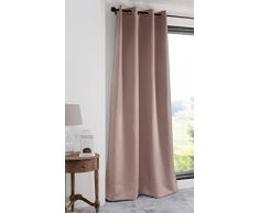Lovely Casa Notte Rideau OCCULTANT 140X280 CM, Polyester, Poudre
