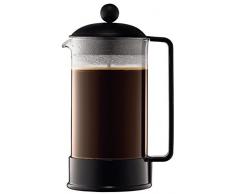 Bodum - 1548-01 - Brazil - CafetiÃ¨re Ã Piston 8 Tasses - Noir - 1.0 L