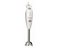 Moulinex- DDH241 Mixeur Plongeant Faciclick Pied en Inox Blanc