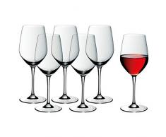 WMF 910039990 Set de 6 Verre à vin, Cristal, Transparent, 27 x 25 x 18,5 cm