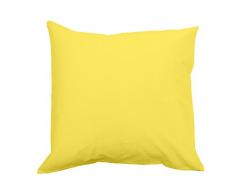 Soleil dOcre 553824 Taie dOreiller Coton 57 Fils Jaune 65 x 65 cm