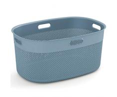 KIS | Corbeille Ã linge FILO, Gris FumÃ©, FILO LAUNDRY BASKET, 59x39x27 cm