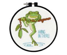 Groves + Banks PN-0013030 Compté Kit Point de Croix Nappe Papillon et Lavandes Toile Multicolore 80 x 2 x 20 cm