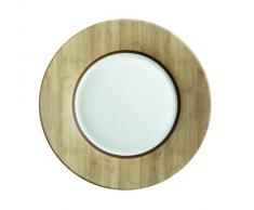 Luminarc 8012780.0 Nordic Alpaga Assiette Dessert Opale Marron 23 x 23 x 3,8 cm