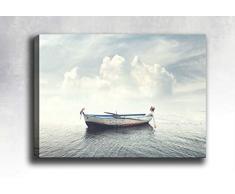 Bonamaison Peinture sur toile, multicolore, 40 x 60 cm - ConÃ§u et fabriquÃ© en Turquie