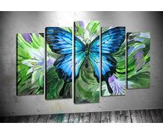 Bonamaison Peinture sur toile, multicolore, 100 x 60 cm, 5 unit - ConÃ§u et fabriquÃ© en Turquie