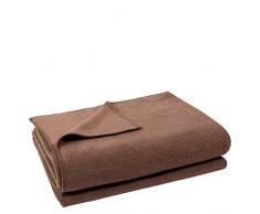 Couverture Polaire Douce - Plaid Polaire avec Crochet - 220 x 240 cm - par Zoeppritz Depuis 1828, 840 Smoke, 220 x 240 cm