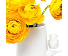 Chive Ciboulette Hoot Vase, Blanc