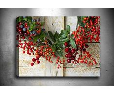 Bonamaison Peinture sur toile, multicolore, 30 x 40 cm - Conçu et fabriqué en Turquie