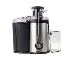 PRIXTON - Centrifugeuse Extracteur de Jus / Extracteur de jus de Fruits et Légumes, Puissance 600 W, Lames puissantes, 2 vitesses différentes, Conçues en Acier Inoxydable et Plastique de qualité