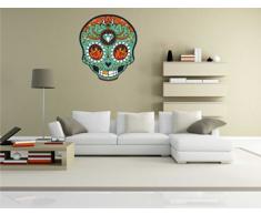 Indigos Kar-matey012â67Â Wall Sticker Mural Matey 012Â âÂ stylischer TÃªte de MortÂ âÂ Stickers murauxÂ âÂ 58Â x 67Â cm