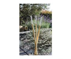 MUNDUS 35594 Guirlande de 3 tubes, Bambou, 270 x 2.5 x 75 cm