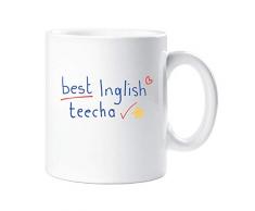 Mug humoristique avec inscription Â« Best Inglish Teecha Â»