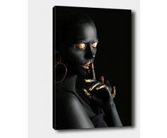 Bonamaison Peinture sur toile, multicolore, 40 x 60 cm - Conçu et fabriqué en Turquie