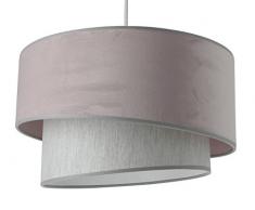 Metropolight 12485CI273 Suspension Luminaire, 60 W, Rose/Gris