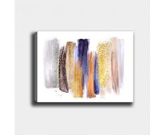 Bonamaison Peinture sur toile, multicolore, 30 x 40 cm - Conçu et fabriqué en Turquie