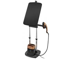 Calor QT1020C0 DÃ©froisseur Vapeur Fer Ã Repasser Ixeo Tout-En-Un Avec Planche Inclinable 3 Positions 1600W Chauffe en 45 sec Autonomie IllimitÃ©e Repassage DÃ©froissage Noir et Cuivre