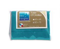 Nuit des Vosges Cotoval Taie dOreiller Coton Canard 50 x 75 cm