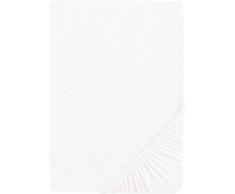 Biberna 77155/001/041 Drap Housse en Jersey Stretch pour un Lit Blanc 140 x 200 cm Ã 160 x 200 cm