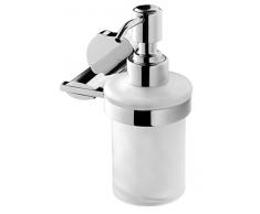 Bisk 11.5 x 15.5 x 10.5 cm Lune Distributeur de Savon Liquide, Finition Chrome