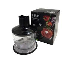 Braun Multiquick MQ30 Accessoire Batteur Bol Plastique Noir 8 x 8 x 15 cm