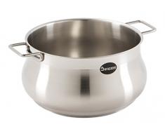 Barazzoni Casserole ligne Tummy en acier, 18/9 18 cm acier