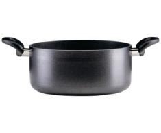 BALLARINI Cortina Faitout, Revêtement Antiadhérent, Rond, Aluminium, Noir, Diamètre 24 cm