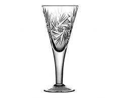 Crystaljulia 3624 Verre à liqueur en cristal au plomb Transparent