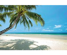 Papier Peint dÃ©co poster PLAGE PARADIS 3 x 2,70 m | DÃ©co et photo murale XXL QualitÃ© HD Scenolia