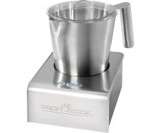 PROFI COOK PC-MS 1032 - Mousseur à lait - 3 interrupteurs lumineux - 6 fonctions - Capacité 500 ml - 600 Watts - Couleur Argent