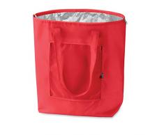 eBuyGB 1205205 Sac isotherme pliable en polyester Rouge 25 l