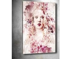 Bonamaison Peinture sur toile, multicolore, 50 x 70 cm