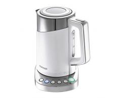 CONCEPT Ã©lectromÃ©nager RK3170 Bouilloire inox Cool Touch, 1,7 litre, blanche, regulation de la temperature, fonction maintien au chaud, 2200 W, Filtre anticalcaire, design Ã©lÃ©gant, 2200 W