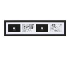 Deknudt Frames S66KC4 Cadre Photo pour 4 Photos Horizontal Noir 13 x 18 cm