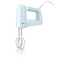 Braun HM3000WH Batteur avec Fouet/Pétrin Blanc 450 W