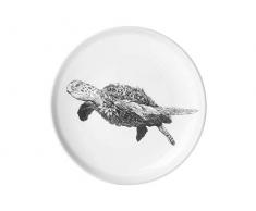 Maxwell Williams Marini Ferlazzo, noir/blanc, Porcelaine fine, 20 cm Plate