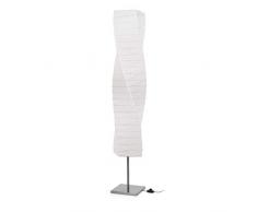 Luminaire Smartwares 6000.040 Twister â Acier brossÃ© â Papier â Blanc