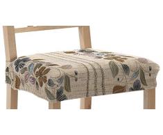 Martina Home Thalia Pack de 2Â Housses de siÃ¨ge pour Chaise, Tissu, Multicolore, 24Â x 30Â x 6Â cm