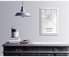 Bonamaison DÃ©coration Murale en Toile, Multicolore, 40 x 60 cm