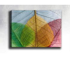 Bonamaison Peinture sur toile, multicolore, 70 x 100 cm - Conçu et fabriqué en Turquie