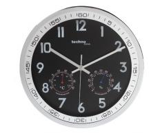 Technoline WT 7981 Horloge Murale avec mÃ©canisme Ã Quartz MÃ©tal