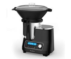 MOULINEX CLICKCHEF Robot Cuiseur multifonction 5 programmes automatiques Robot cuisine compact 25 fonctions Balance cuisine intégrée Cuiseur vapeur Batteur Mélangeur 3,6L 1400W HF456810