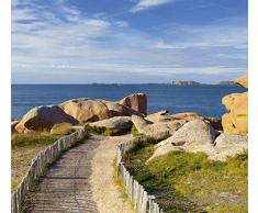 Papier Peint déco poster CHEMIN DES ROCHERS 3 x 2,70 m | Déco et photo murale XXL Qualité HD Scenolia