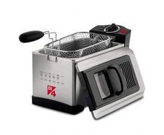 Di4 8490 Fritagglia 3.0 Friteuse en Acier Inoxydable. 2000W de Puissance,Capacité: 3L, Résistance, Régulateur de température, Voyant Lumineux, Vidange de lhuile