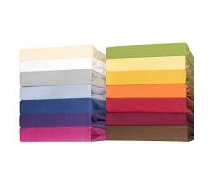 CelinaTex Lucina bÃ©bÃ© Enfants Drap-Housse Berceau Lite Enfant Coton 2er-Set 60x120-70x140 cm Gris argentÃ©